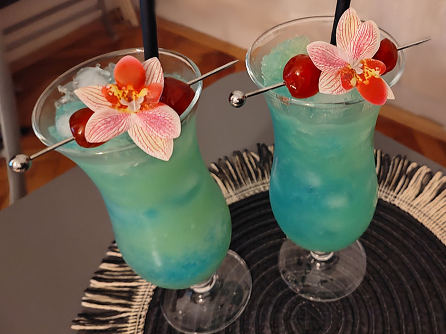 Azure Sunrise Cocktail