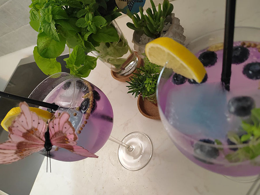 Blueberry Gin Cocktail