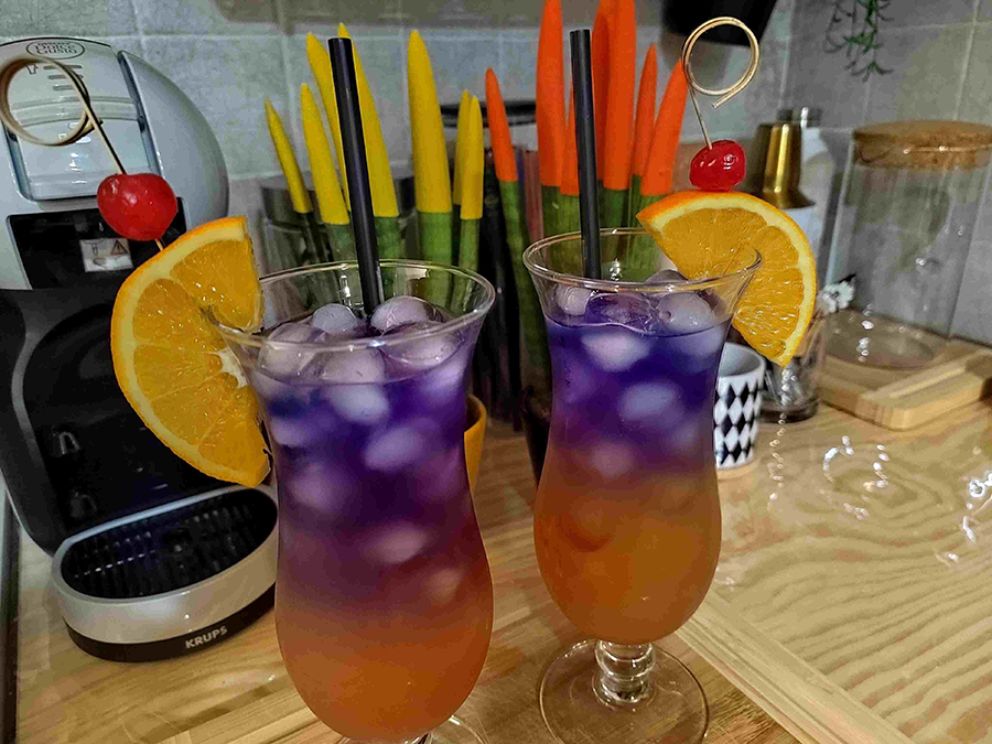 Rainbow Paradise Cocktail
