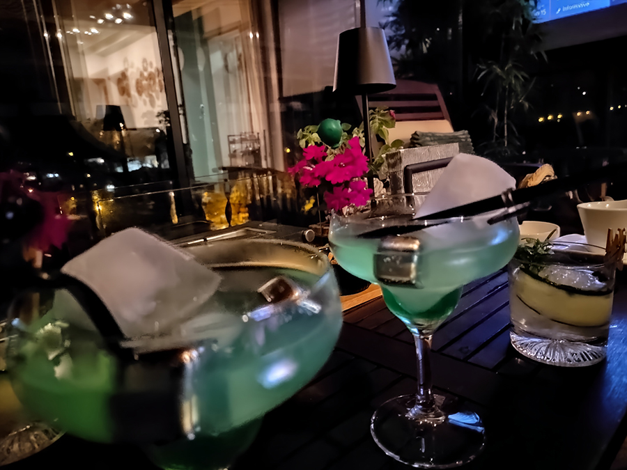 Magical Color Margarita Cocktail