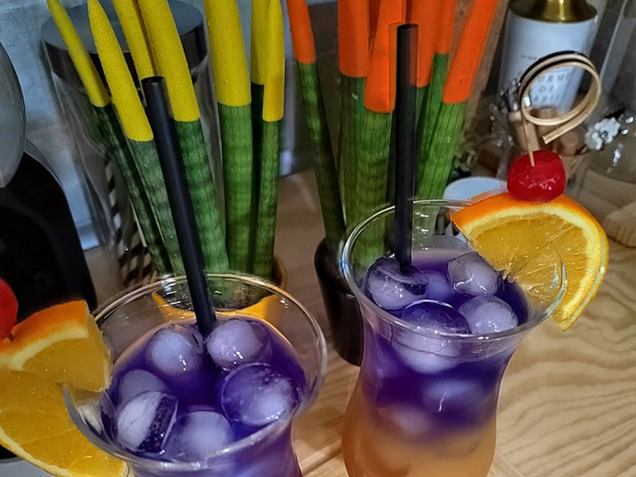 Rainbow Paradise Cocktail