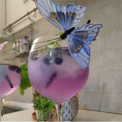 Blueberry Gin Cocktail