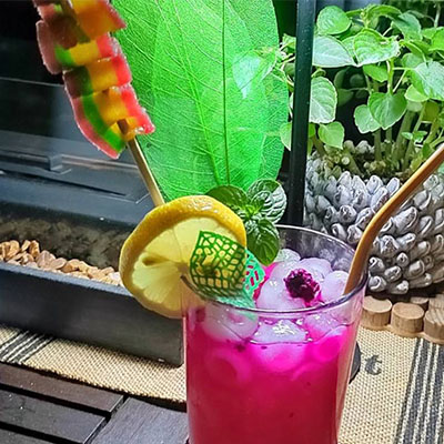 Dragon Fruit Freeze Cocktail 