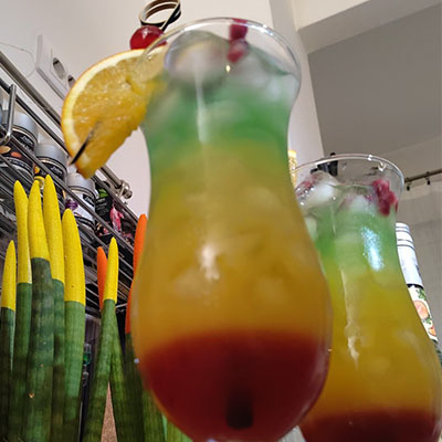 Rainbow Paradise Cocktail