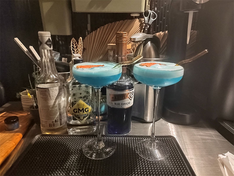 Koktel Blue Curaçao